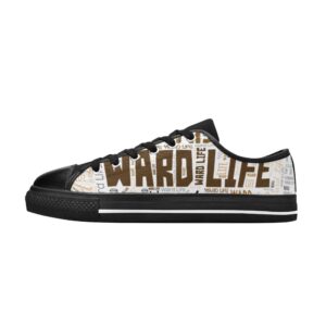 WARD LIFE Low Top 1s (kids) Brown/black